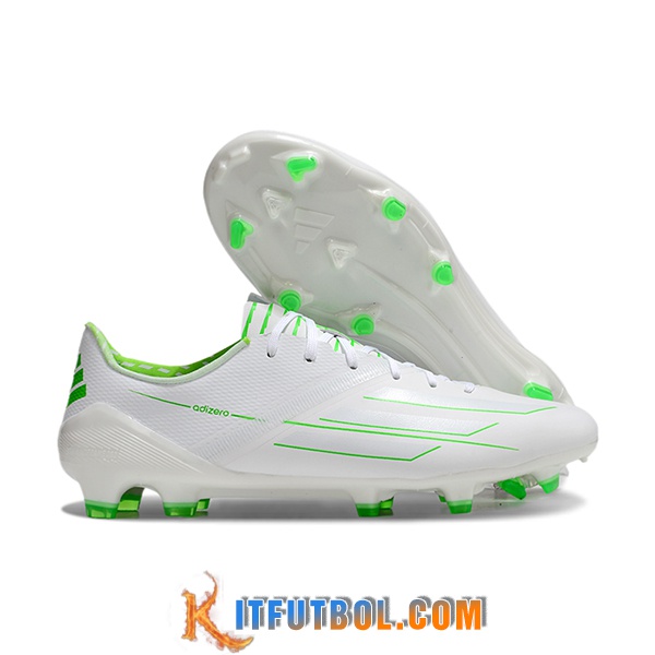 Adidas Botas De Fútbol F50 Elite FG Blanco/Verde
