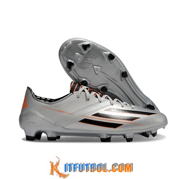 Adidas Botas De Fútbol F50 Elite FG Gris/Negro