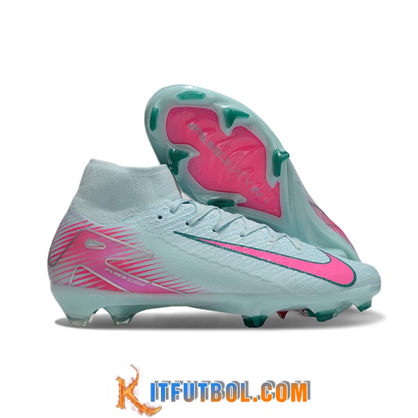 Nike Botas De Fútbol Air Zoom Mercurial Superfly IIX Elite FG Azul/Rosa