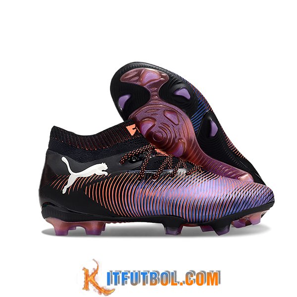 PUMA Botas De Fútbol FUTURE 8 ULTIMATE FG/AG Violeta/Negro -02