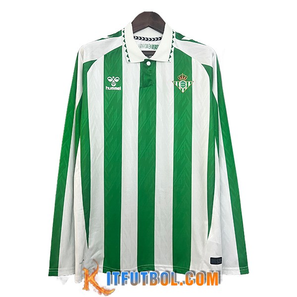 Camisetas De Futbol Real Betis Manga Largas Primera 2024/2025