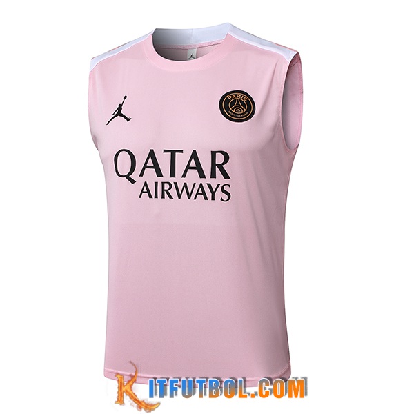 Chalecos De Futbol PSG Rosa/Blanco 2025/2026