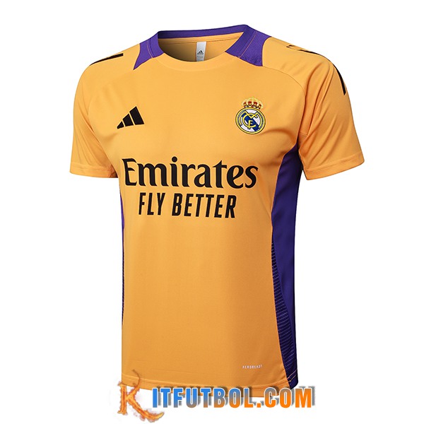 Camiseta Entrenamiento Real Madrid Naranja/Violeta 2025/2026