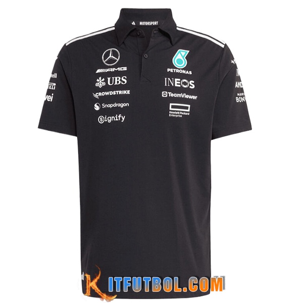 Polo Mercedes Benz F1 Team Negro 2025