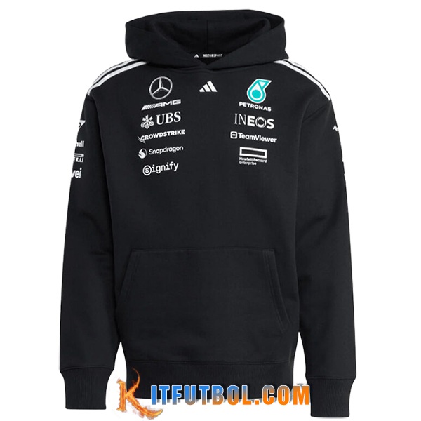 Sudadera Capucha RedBull Racing F1 Team Negro 2025