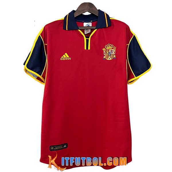 Camisetas De Futbol España Retro Primera 2000