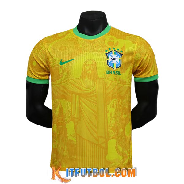 Camiseta Equipo Nacional Brasil Special Edition Amarillo 2024/2025