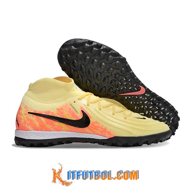 Nike Botas De Fútbol Phantom Luna Elite NU TF Amarillo/Naranja/Negro