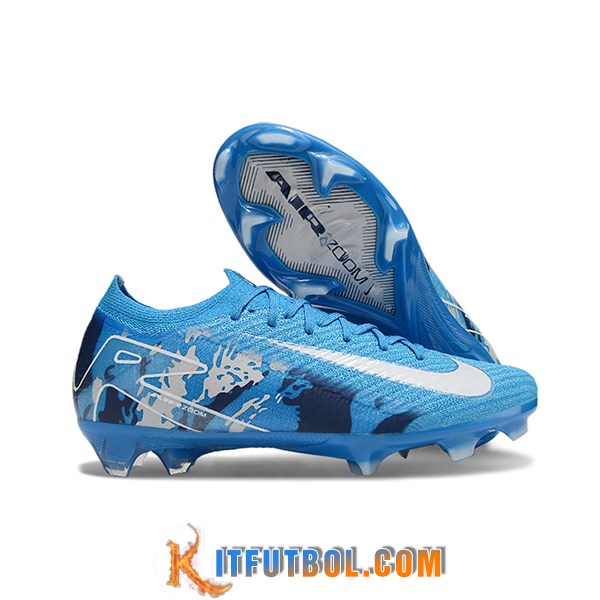 Nike Botas De Fútbol AIR Zoom Mercurial Vapor 16 Elite XXV FG Azul/Blanco/Negro
