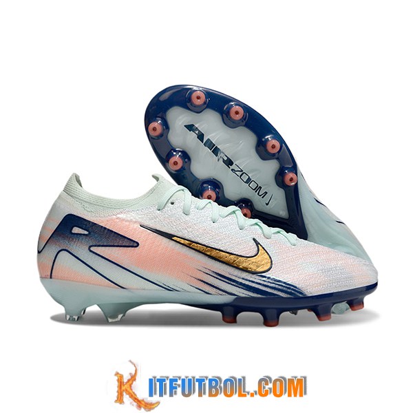 Nike Botas De Fútbol AIR Zoom Mercurial Vapor 16 Elite XXV AG Verde/Azul/Naranja