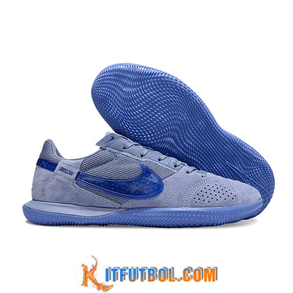 Nike Botas De Fútbol Streetgato Gris/Azul -02