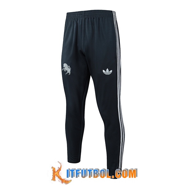 Pantalon Entrenamiento Juventus Negro/Gris 2025/2026
