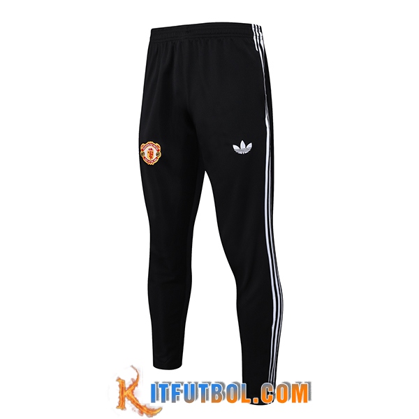 Pantalon Entrenamiento Manchester United Negro 2025/2026