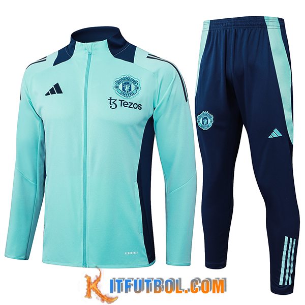 Chandal Equipos De Futbol Chaquetas Manchester United Verde 2025/2026
