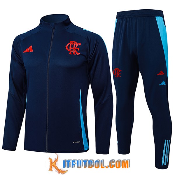Chandal Equipos De Futbol Chaquetas Flamenco azul real 2025/2026