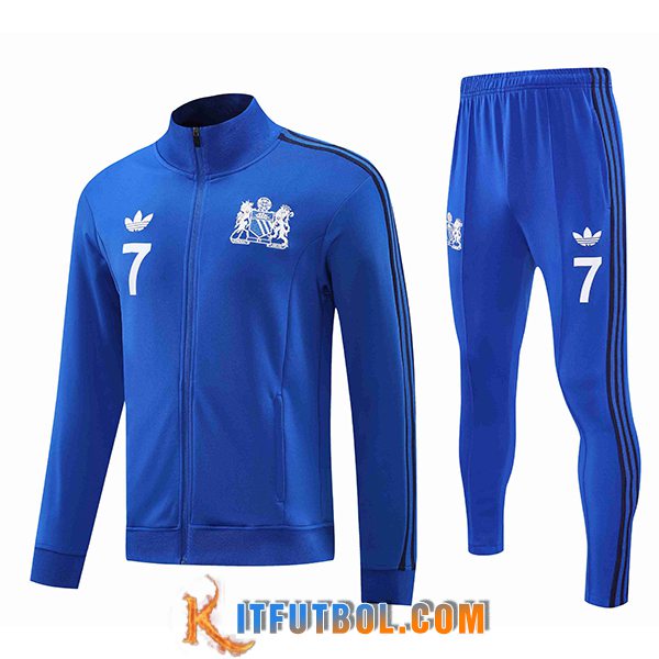 Chandal Equipos De Futbol Chaquetas Manchester United Azul 2025/2026