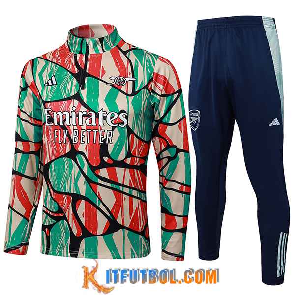 Chandal Equipos De Futbol Arsenal Verde/Rojo/Amarillo 2025/2026