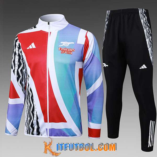 Chandal Equipos De Futbol Chaquetas Arsenal Ninos Blanco/Rojo/Azul 2025/2026