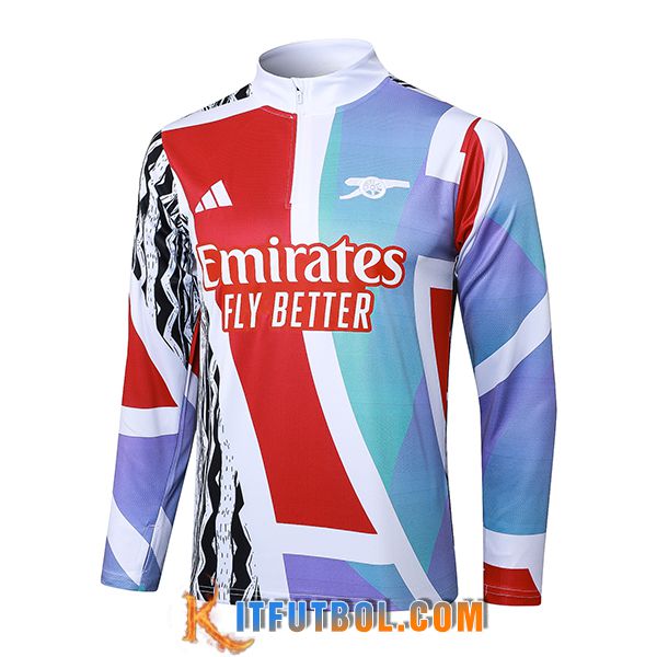 Sudadera De Entrenamiento Arsenal Blanco/Rojo/Azul 2025/2026