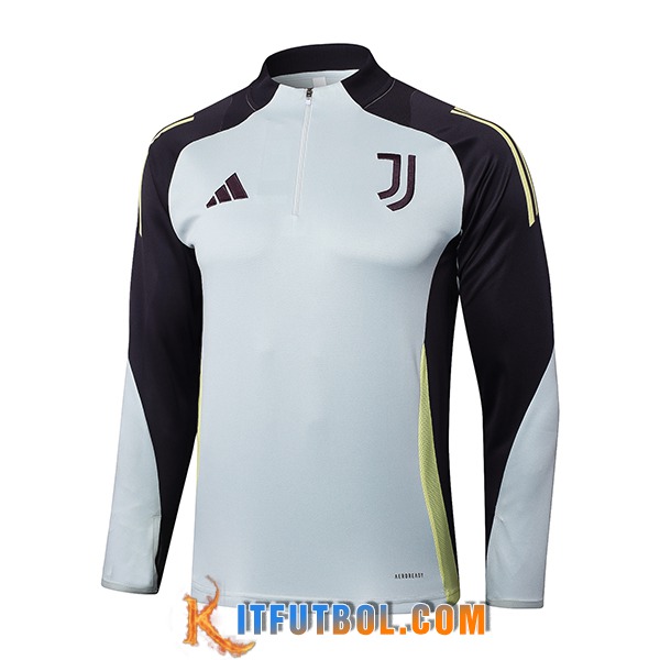 Sudadera De Entrenamiento Juventus Gris/Negro/Amarillo 2025/2026