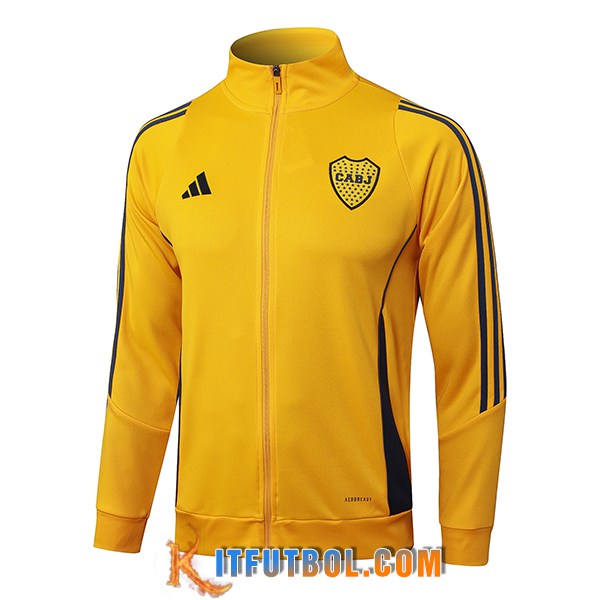 Chaquetas Futbol Boca Juniors Amarillo/Negro 2025/2026