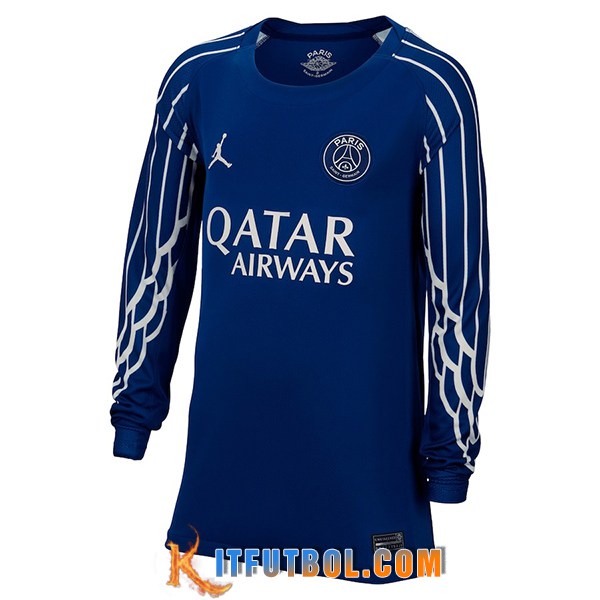 Nueva Camisetas De Futbol PSG Ninos Fourth Manga Largas 2024/2025