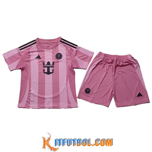 Nueva Camisetas De Futbol Inter Miami CF Ninos Primera 2025/2026