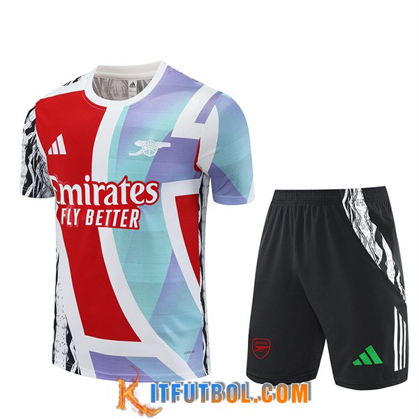 Camiseta Entrenamiento Arsenal Blanco/Azul/Rojo 2025/2026