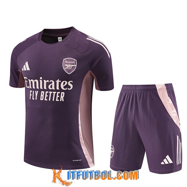 Camiseta Entrenamiento Arsenal Violeta/Rosa 2025/2026