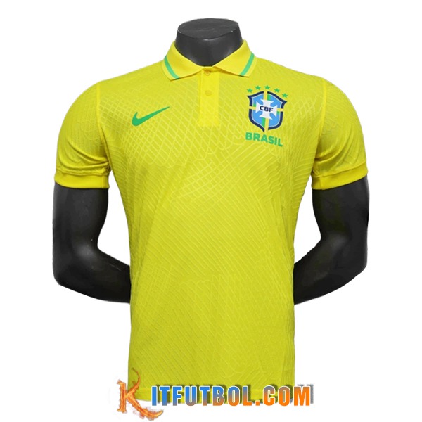 Camiseta Polo Brasil Amarillo 2025/2026