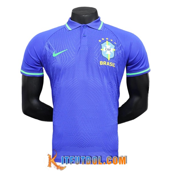 Camiseta Polo Brasil Azul 2025/2026
