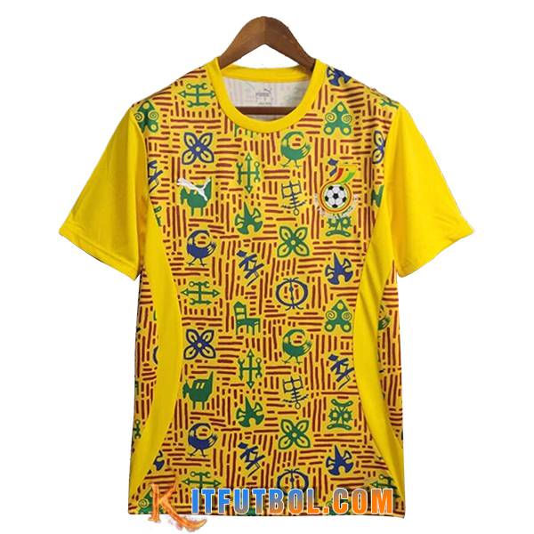 Camiseta Entrenamiento Ghana Amarillo 2025/2026