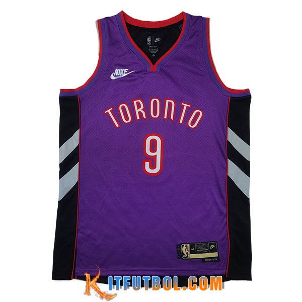 Camisetas NBA Toronto Raptors (BARRETT #9) 2025/26 Violeta/Negro
