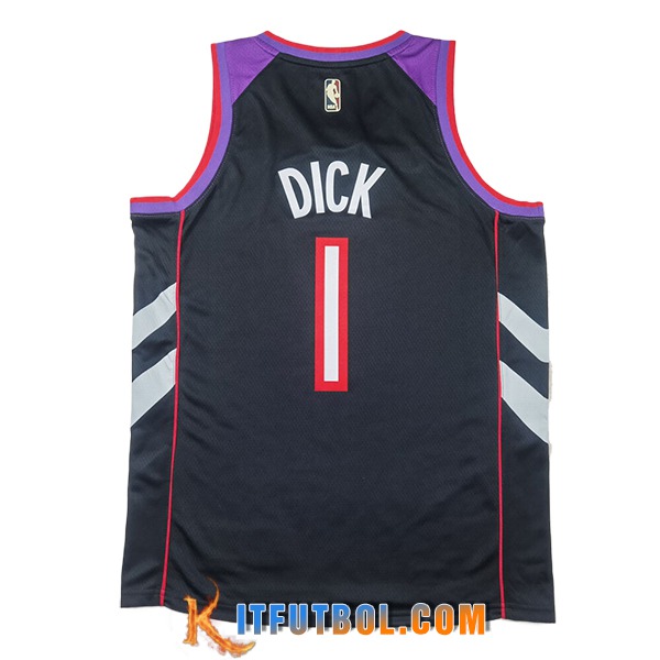 Camisetas NBA Toronto Raptors (DICK #1) 2025/26 Violeta/Negro
