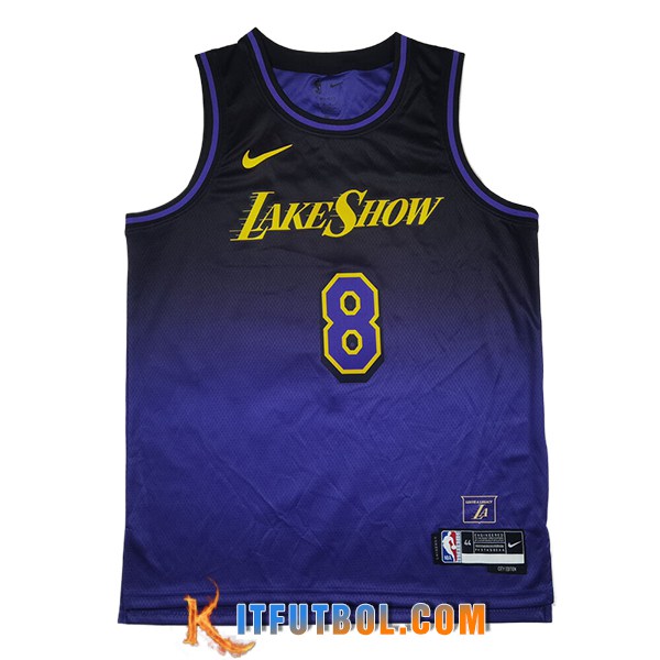 Camisetas NBA Los Angeles Lakers (BRYANT #8#24) 2025/26 Negro/Violeta