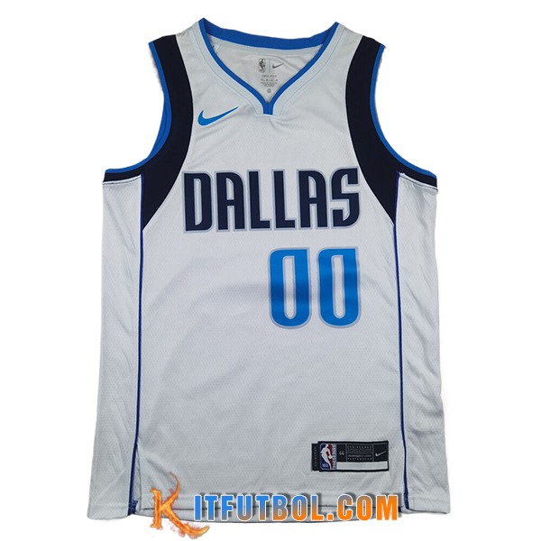 Camisetas NBA Dallas Mavericks (CHRISTIE #00) 2025/26 Blanco/Azul/Negro