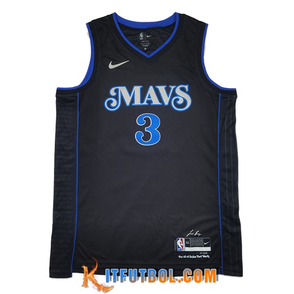 Camisetas NBA Dallas Mavericks (DAVIS #3) 2025/26 Azul/Negro