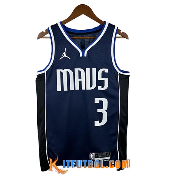 Camisetas NBA Dallas Mavericks (DAVIS III #3) 2024/25 Azul Oscuro