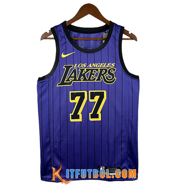 Camisetas NBA Los Angeles Lakers (DONCIC #77) 2025/26 Violeta