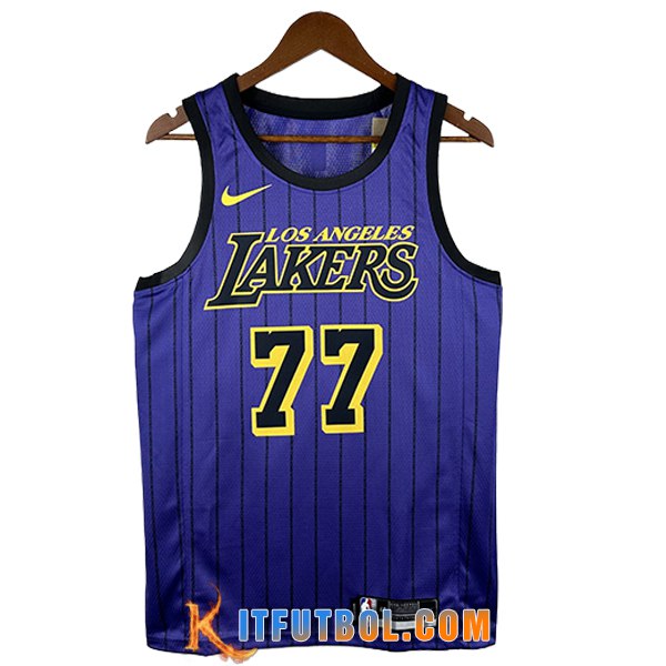 Camisetas NBA Los Angeles Lakers (DONCIC #77) 2025/26 Violeta