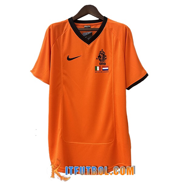 Camisetas De Futbol Países Bajos Retro Primera 2000