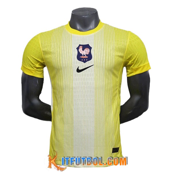 Camiseta Equipo Nacional Francia Portero Amarillo 2025/2026