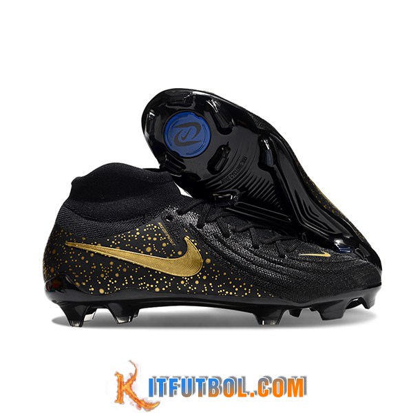 Nike Botas De Fútbol Phantom Luna Elite NU FG Negro/Amarillo