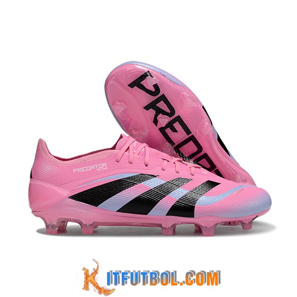 Adidas Botas De Fútbol 25 Predator Elite FG Rosa/Negro/Azul