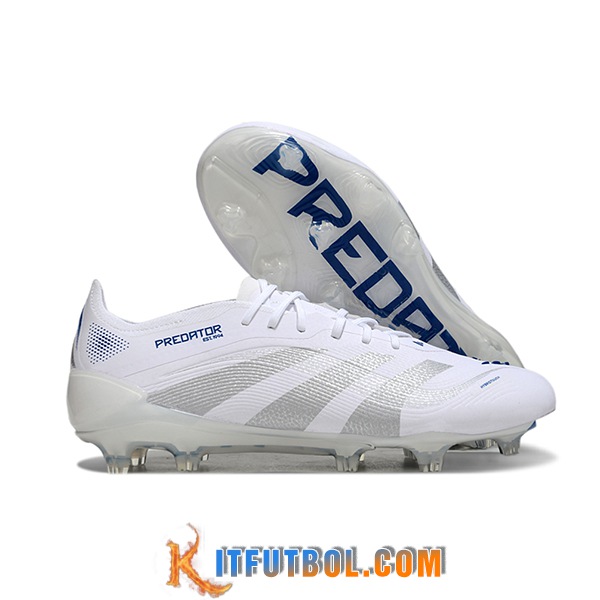 Adidas Botas De Fútbol 25 Predator Elite FG Blanco/Gris