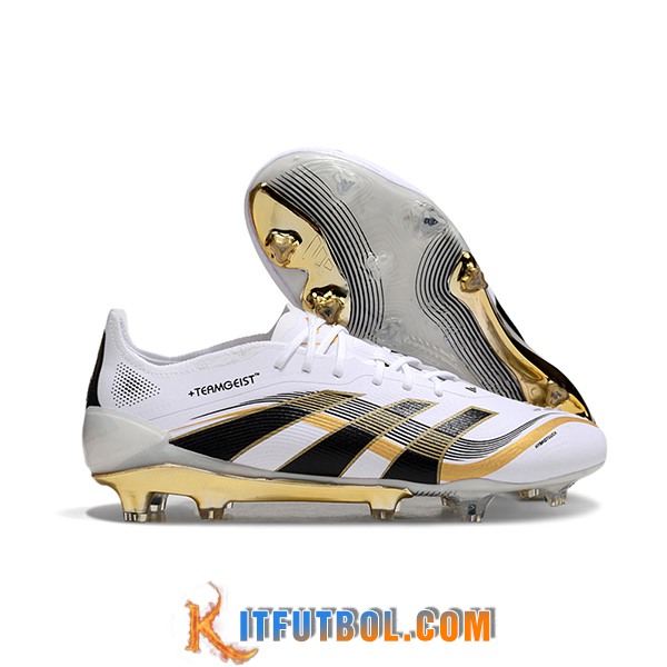 Adidas Botas De Fútbol 25 Predator Elite FG Blanco/Amarillo/Negro