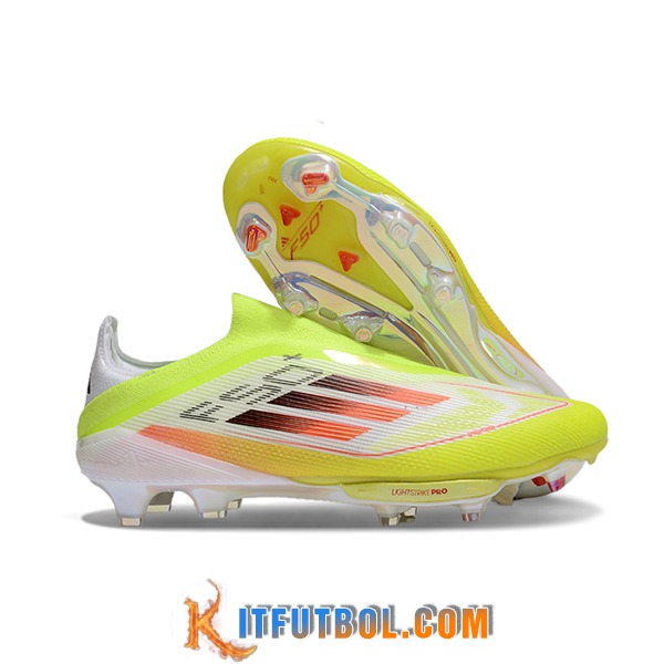 Adidas Botas De Fútbol F50+ FG Amarillo/Naranja