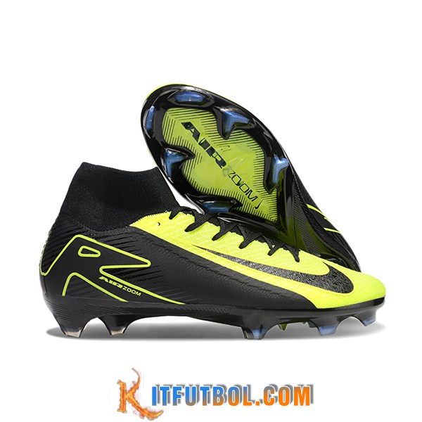 Nike Botas De Fútbol Air Zoom Mercurial Superfly IIX Elite FG Negro/Verde
