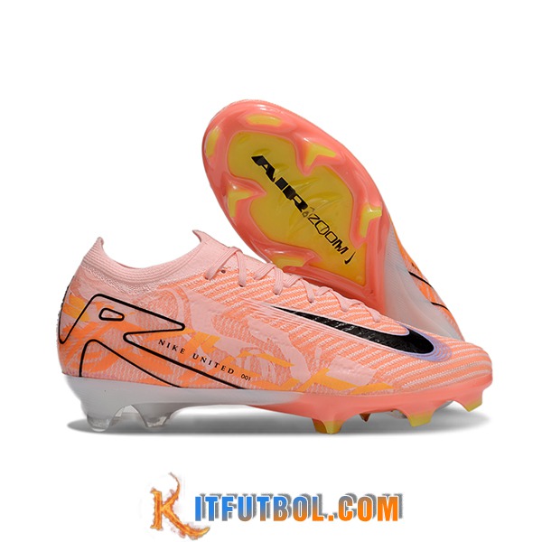 Nike Botas De Fútbol AIR Zoom Mercurial Vapor 16 Elite XXV FG Naranja/Negro -02