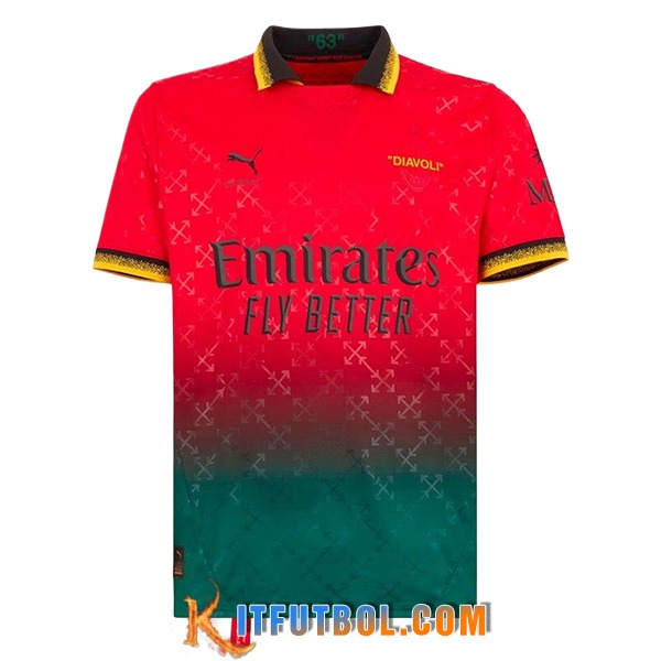 Nueva Camisetas De Futbol AC Milan Fourth Rojo 2024/2025